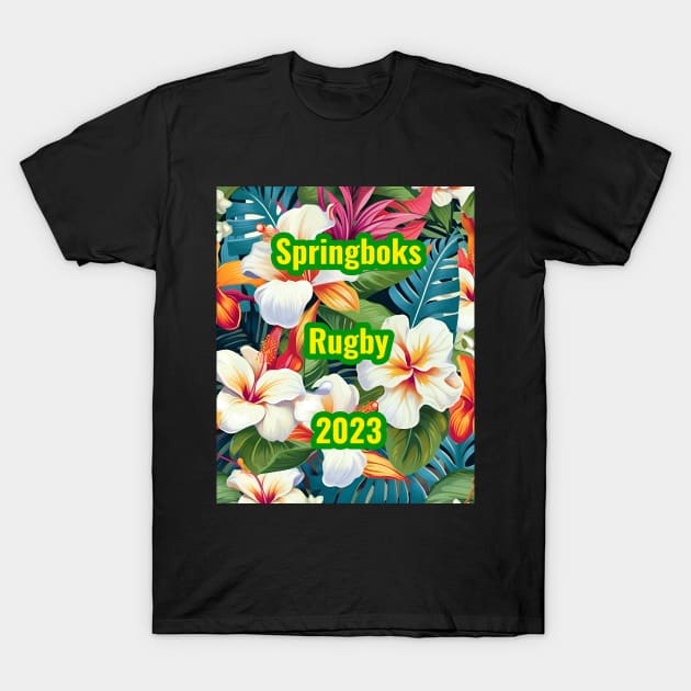 Unique Springboks Rugby 2023 design T-Shirt by Cheebies